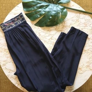 Vintage Nautical Tapered Pants